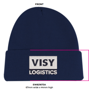 Acrylic Beanie, Navy - 4229 - Visy Logistics