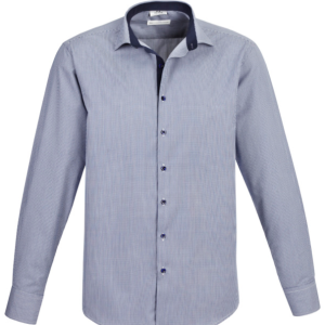 Mens Edge Shirt, Blue, North Harbour Ford Sales