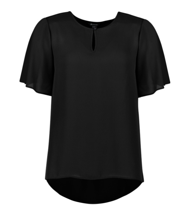 Womens Vienna Top, Black, North Harbour Mazda Sales