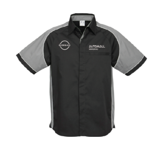 Mens Nitro Shirt, Black/Grey/White, Nissan Service