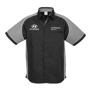 Mens Nitro Shirt, Navy/Grey/White, Hyundai Service