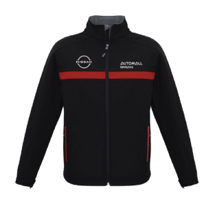 Unisex Charger Jacket, Black/Red/Grey, Nissan Service