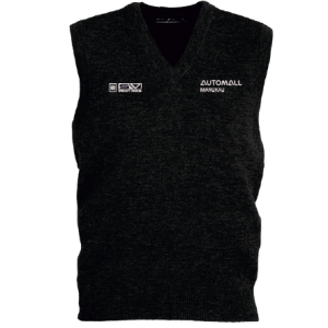 Mens Woolmix Knit Vest, Black, GMSV Sales