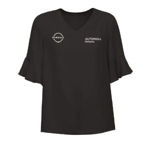 Womens Aria Top, Black, Nissan Sales