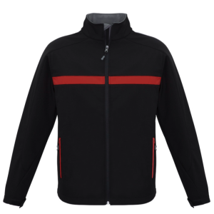 Unisex Charger Jacket, Black/Red/Grey, Nissan Service