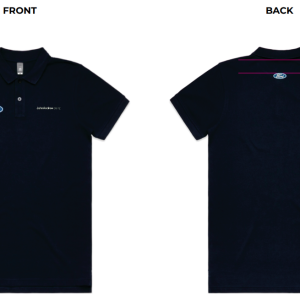 Mens Pique Polo, Navy, John Andrew Ford Sales