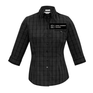 Womens Harper Shirt, Black, John Andrew Mazda Service