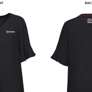 Womens Aria Top, Black, John Andrew Mazda Service