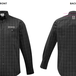 Mens Harper Shirt, Black, John Andrew Mazda Service