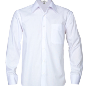 Mens Metro Shirt, White, John Andrew Mazda Sales