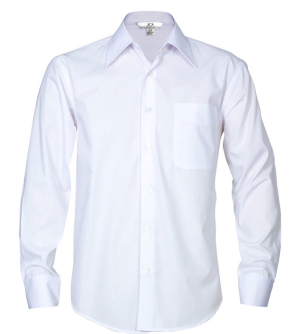 Mens Metro Shirt, White, John Andrew Mazda Sales