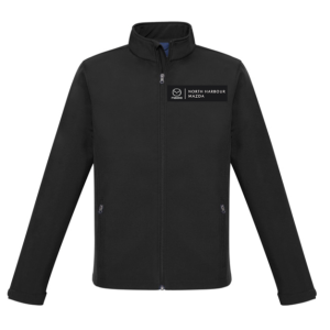 Mens Apex/Selwyn Jacket, Black, North Harbour Mazda Sales