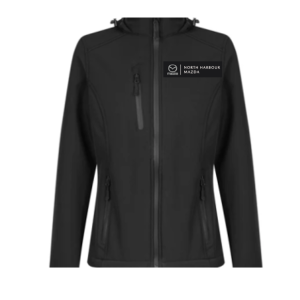 Womens Olympus Jacket, Black, North Harbour Mazda Service