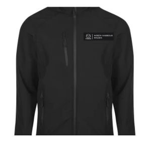 Mens Olympus Jacket, Black, North Harbour Mazda Service