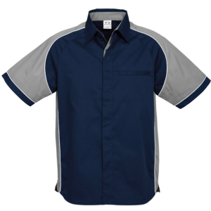 Mens Nitro Shirt, Black/Grey/White/North Harbour Ford Service