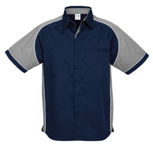Mens Nitro Shirt, Black/Grey/White/North Harbour Ford Service