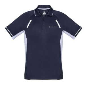 Mens Renegade Polo, Navy/Silver/White, Hyundai Service