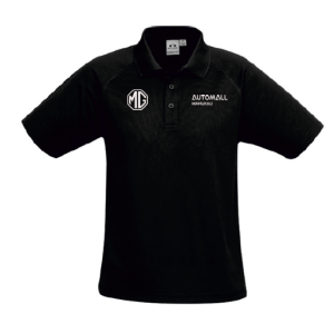 Mens Sprint Polo, Black, Manukau MG Sales