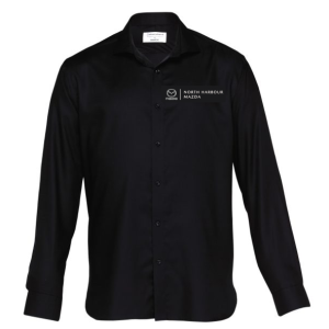 Mens Barkers Tyler Shirts, Black, North Harbour Mazda Service