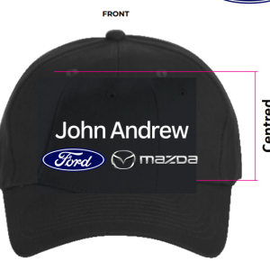 Unisex Cap, Black, John Andrew Service - Penrose & Henderson
