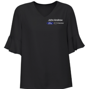 Womens Aria Top, Black, John Andrew Service, Penrose & Henderson