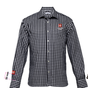 Sales Consultant - Men - Hartley Checked Shirt, Black/White