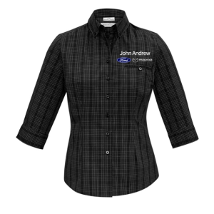 Womens Harper Shirt, Black, John Andrew Service, Penrose & Henderson