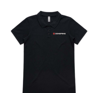 Womens Pique Polo, Navy