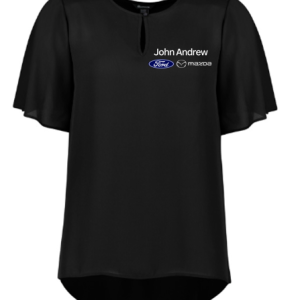 Womens Vienna Top, Black, John Andrew Service, Penrose & Henderson