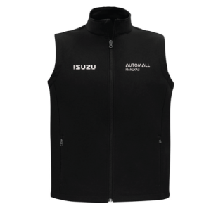 Mens Apex Vest, Black, Isuzu Service