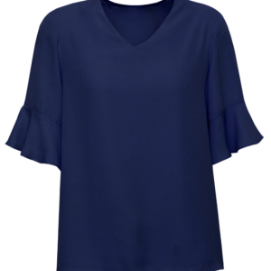 Womens Aria Top, Navy, John Andrew Ford Service