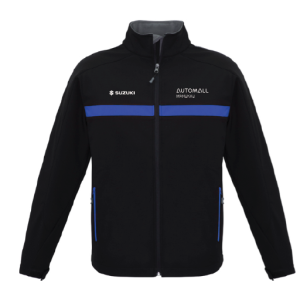 Unisex Charger Jacket, Black/Royal/Grey, Suzuki Service