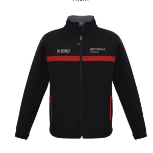Unisex Charger Jacket, Black/Red/Grey, GMSV Service