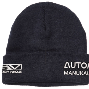 Wool Mix Beanie (50% Wool 50% Acrylic), Black, GMSV Service
