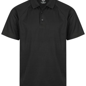Mens Keira Polo, Black, North Harbour Ford Sales