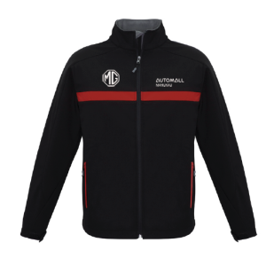 Unisex Charger Jacket, Black/Red/Grey, MG Service