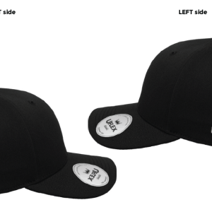 Uflex Classic 5 Panel Cap, Black, MG Service