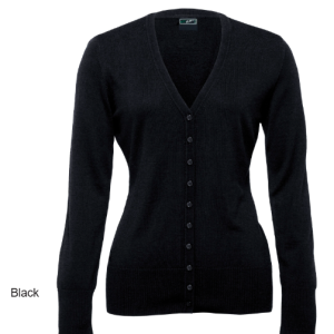 Womens Merino Cardigan, Black, North Harbour Ford Sales