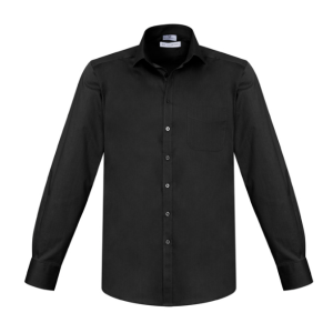Mens Monaco Shirt, Black, John Andrew Service - Penrose & Henderson