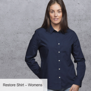 Womens Restore Shirt, Navy, North Harbour Ford Sales