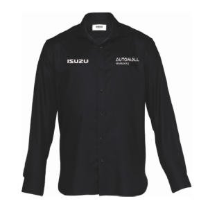 Mens Barkers Tyler Shirts, Black, Isuzu Sales