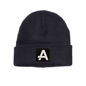Unisex Wool Mix Beanie (50% Wool 50% Acrylic), Black, Armstrong's