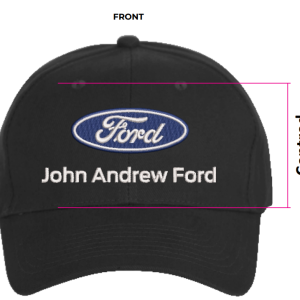 Cap, Black, John Andrew Ford Service