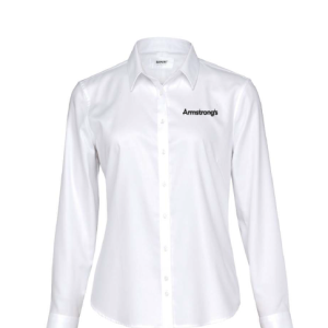 Women's Barkers Origin Shirt, White, Armstrong's
